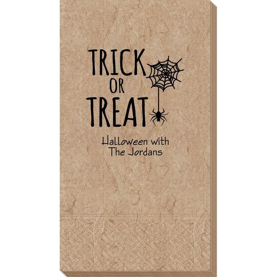 Trick or Treat Spider Bali Guest Towels